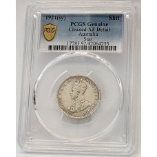 AUSTRALIA 1921 . ONE 1 SHILLING . STAR